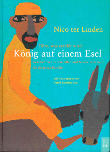 König auf einem Esel