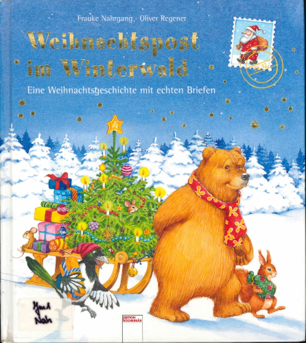 Weihnachtspost im Winterwald