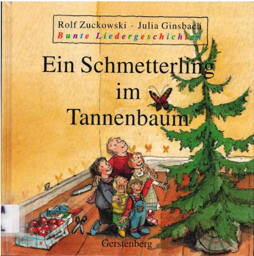 Ein Schmetterling im Tannenbaum